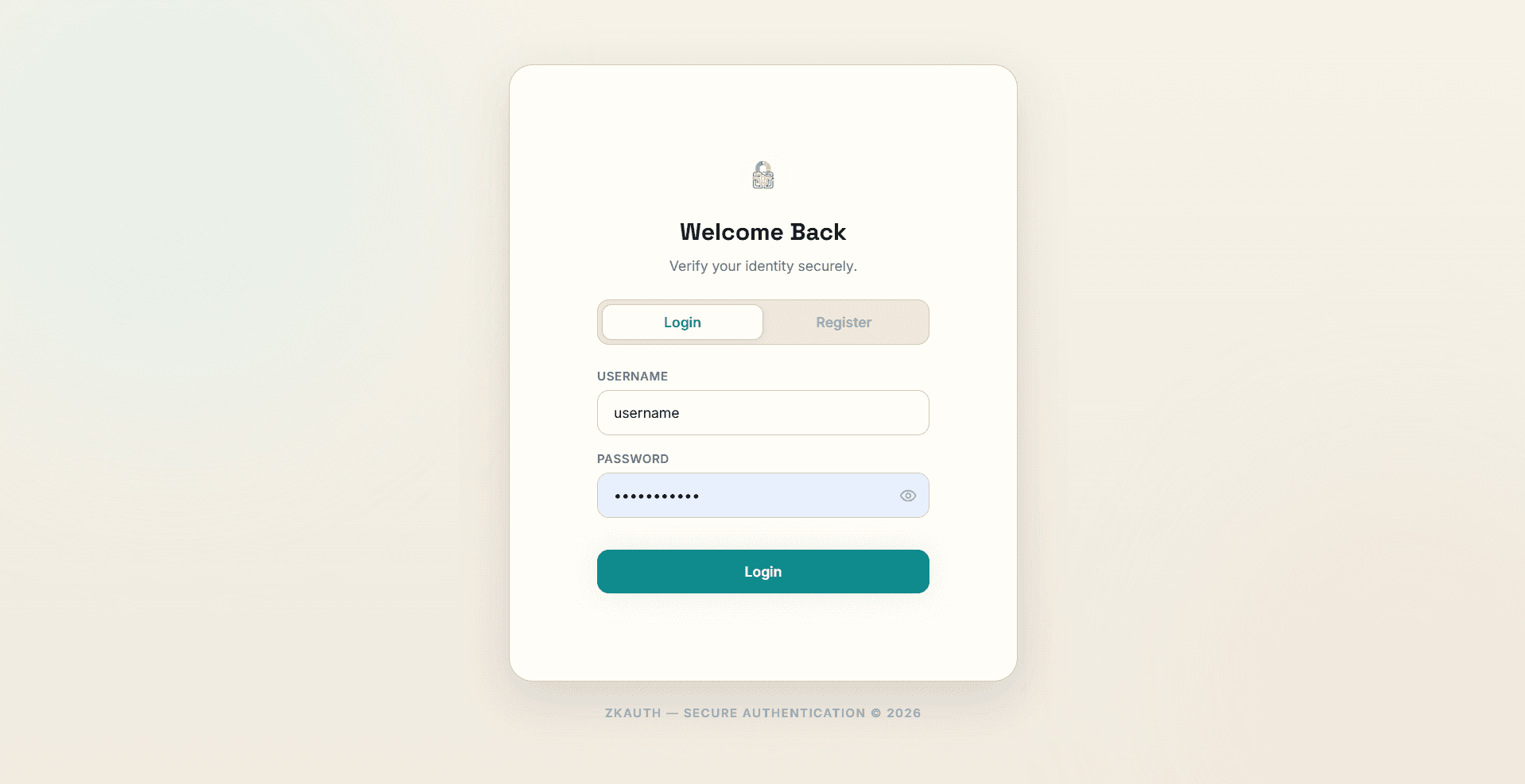 ZKAuth - Zero-Knowledge Authentication System - 2